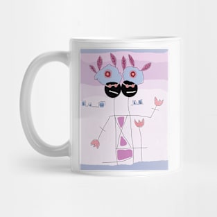 Kids Almost Cool Stick Figure Mug